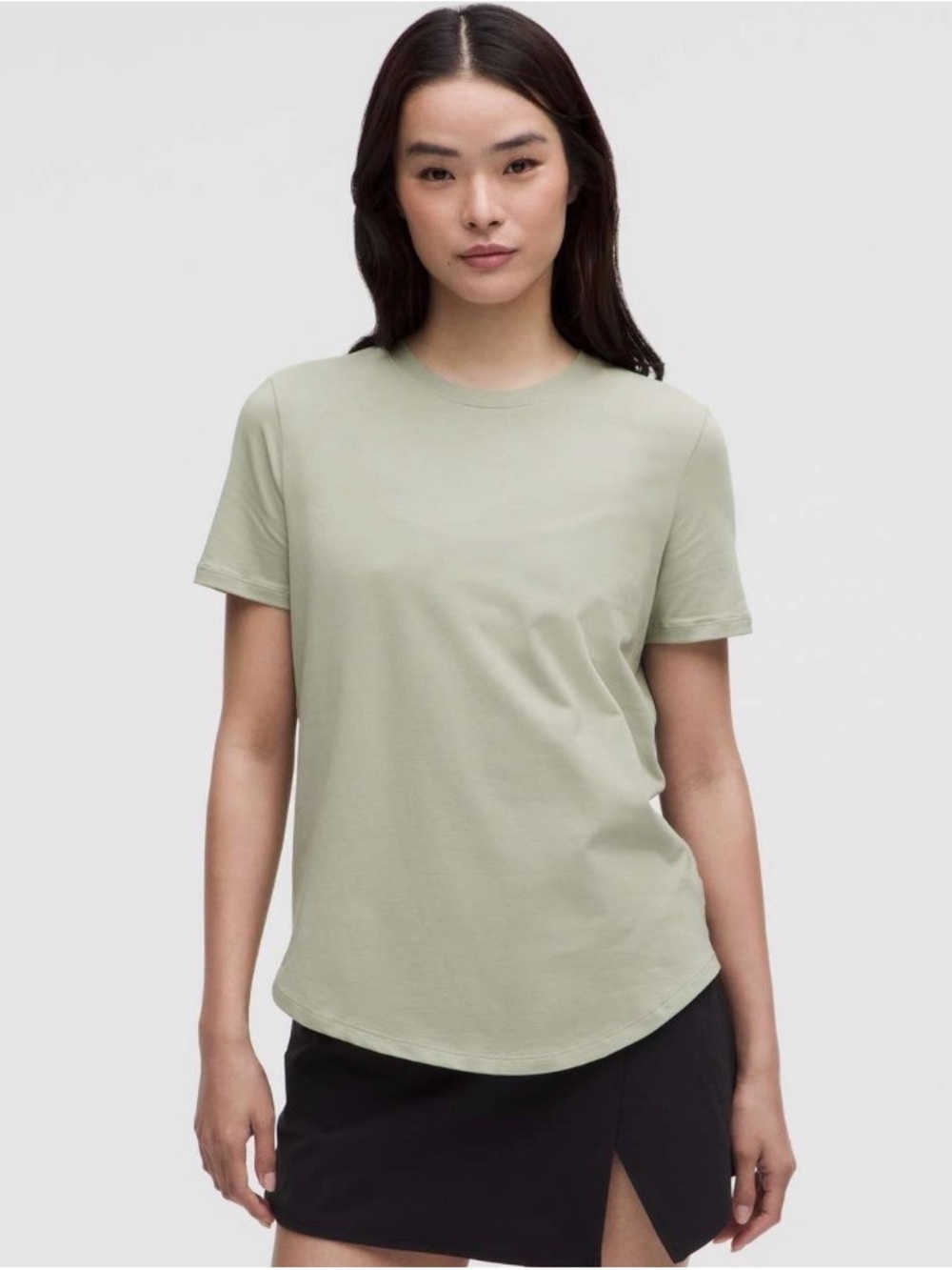 lululemon | love crewneck t-shirt - fog green
